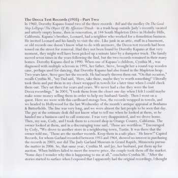 4CD/Doos Judy Garland: Lost Tracks 1929 - 1959