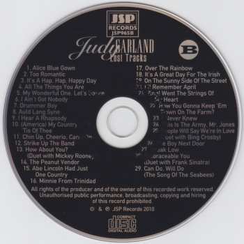 4CD/Doos Judy Garland: Lost Tracks 1929 - 1959