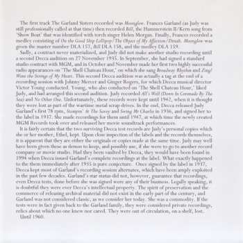4CD/Doos Judy Garland: Lost Tracks 1929 - 1959