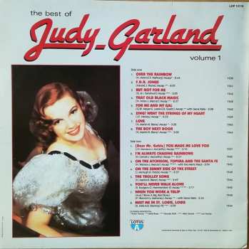 LP Judy Garland: The Best Of Judy Garland (Volume 1)
