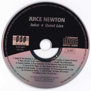 2CD Juice Newton: Juice * Quiet Lies * Dirty Looks