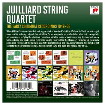 16CD/Doos Juilliard String Quartet: The Early Columbia Recordings 1949-1956