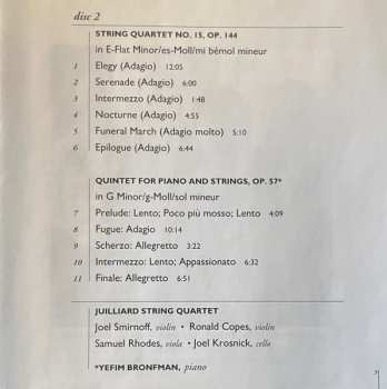 2CD Dmitri Shostakovich: String Quartets | Nos. 3, 14 & 15 | Piano Quintet