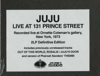 2LP Juju: Live at 131 Prince Street