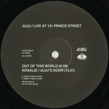 2LP Juju: Live at 131 Prince Street