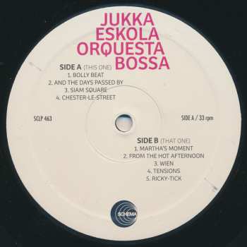 LP/CD Jukka Eskola Orquesta Bossa: Jukka Eskola Orquesta Bossa