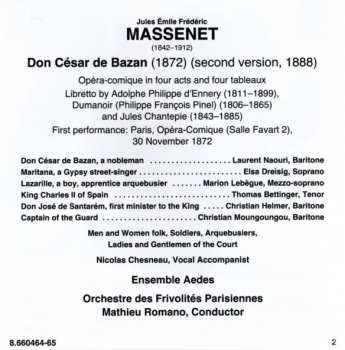 2CD Jules Massenet: Don César De Bazan