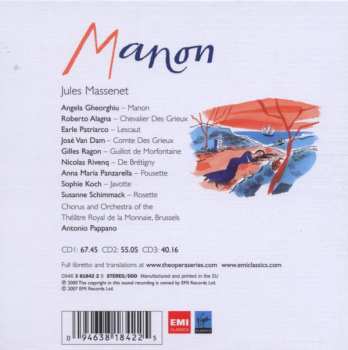 3CD/Doos Antonio Pappano: Manon