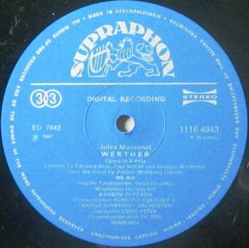 3LP/Doos Pavel Kühn: Werther - Opera In 4 Acts
