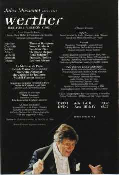 2DVD Jules Massenet: Werther