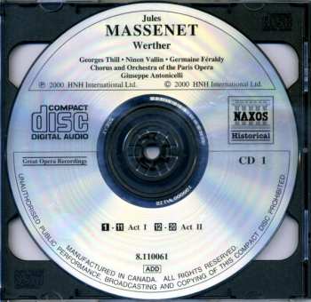 2CD Jules Massenet: Werther
