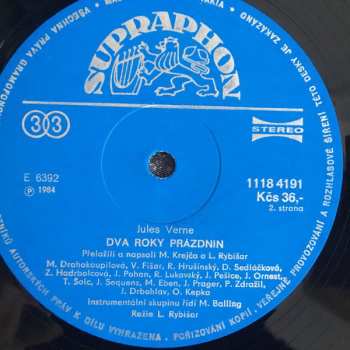 2LP Jules Verne: Dva Roky Prázdnin