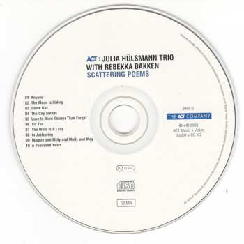 CD Rebekka Bakken: Scattering Poems DIGI