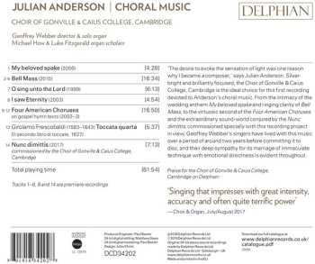 CD The Choir Of Gonville & Caius College: Choral Music