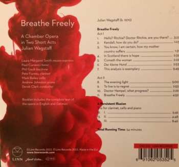 CD Julian Wagstaff: Breathe Freely (A Chamber Opera In Two Short Acts)