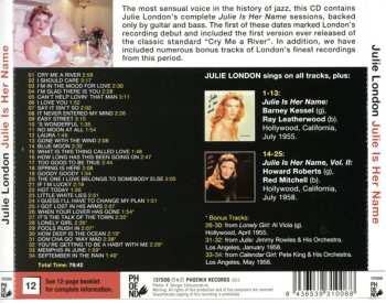 CD Julie London: Julie Is Her Name Complete Sessions