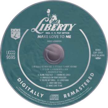 CD Julie London: Make Love To Me LTD