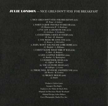 CD Julie London: Nice Girls Don't Stay For Breakfast LTD