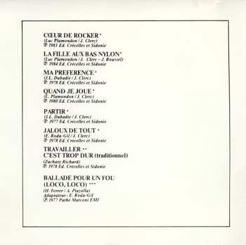 CD Julien Clerc: Préférences