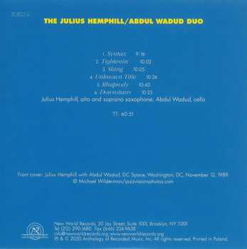 7CD/Doos Julius A Hemphill: The Boyé Multi-National Crusade For Harmony (Archival Recordings (1977-2007))