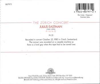 CD Julius Eastman: The Zürich Concert