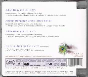 SACD Barockorchester L'Arpa Festante: Cello Concertos And Fantasy
