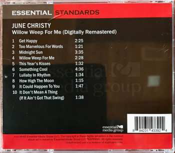 CD June Christy: Willow Weep For Me