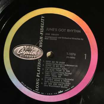 CD June Christy: June's Got Rhythm