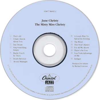 CD June Christy: The Misty Miss Christy