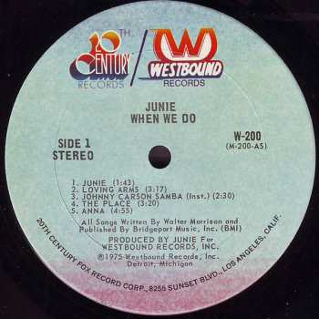LP Junie Morrison: When We Do