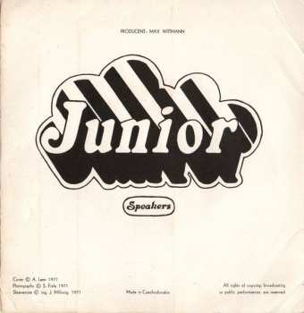 SP Junior: Znám Už Píseň Tvou (San Bernardino) / Dárek Pro Marlénu