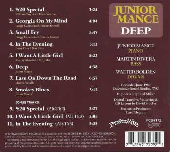 CD Junior Mance Trio: Deep