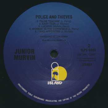 LP Junior Murvin: Police & Thieves
