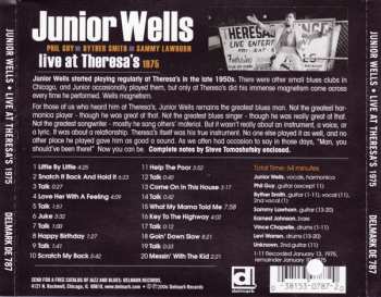 CD Junior Wells: Live At Theresa's 1975