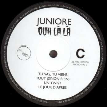 2LP Juniore: Ouh Là Là
