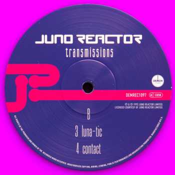 2LP Juno Reactor: Transmissions CLR