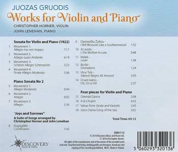 CD John Lenehan: Works for Violin & Piano