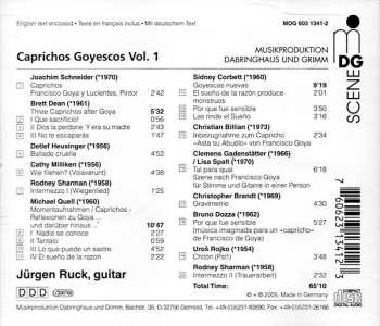 CD Jürgen Ruck: Caprichos Goyescos Vol. 1