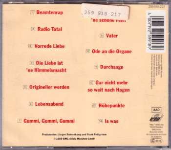 CD Jürgen Von Der Lippe: Is Was