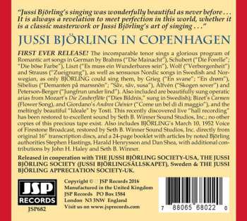 CD Jussi Björling: Copenhagen Concert Oct. 15, 1959