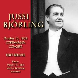 CD Jussi Björling: Copenhagen Concert Oct. 15, 1959