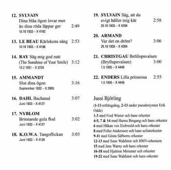 CD Jussi Björling: Jussi Björling Collection, Vol 6 Jussi Björling Alias Erik Odde Schlager 1931-35