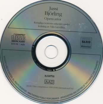 CD Jussi Björling: Älskade Opera-arior