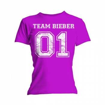 Merch Justin Bieber: Dames T-shirt Team Bieber 
