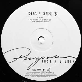 2LP Justin Bieber: Purpose
