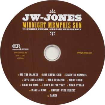 CD Charlie Musselwhite: Midnight Memphis Sun