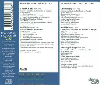 2CD Kai Laursen: Danish Violin Concertos Vol 4