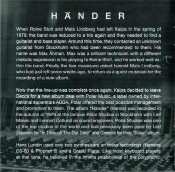 CD Kaipa: Händer