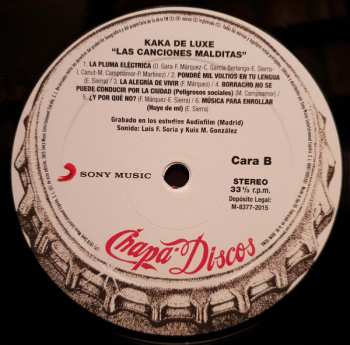 LP Kaka De Luxe: Las Canciones Malditas LTD