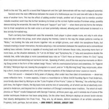 CD Kalaparusha: Morning Song